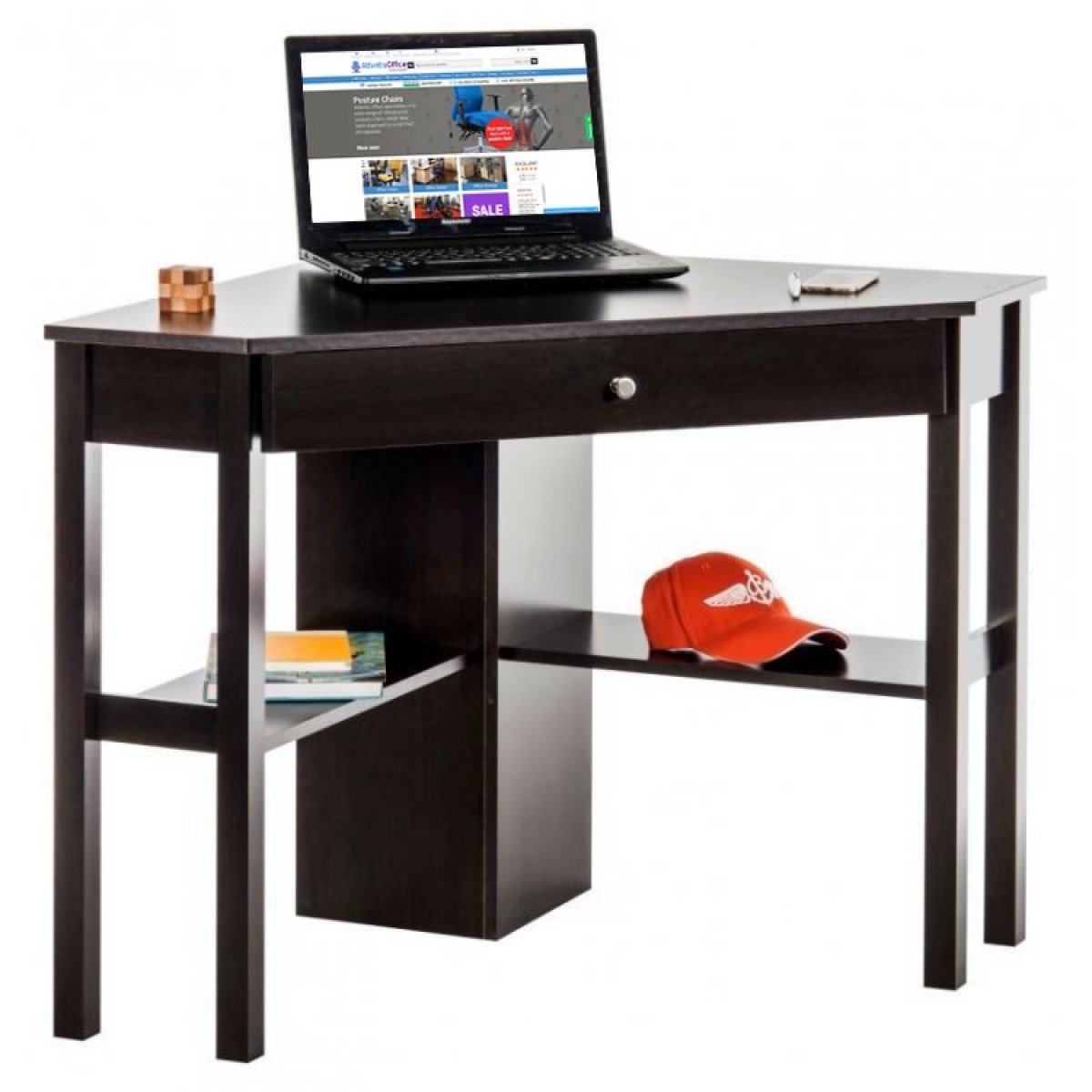 Cherry wood corner deals desk